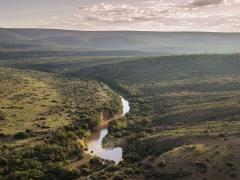 New charter partnership sealed between Kwandwe Private Game Reserve and Absolute Aviation Group.