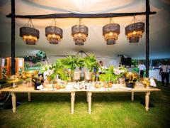 Dinner is served at Beverly Hill’s Secret Garden. 