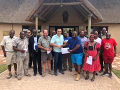 Signing over of the two lodges to Gondwana.