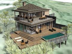 An artist’s impression of Singita’s new Hillside Suite.