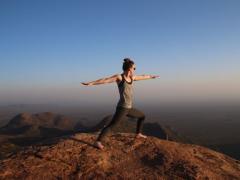Strike a (yoga) pose on a five-day retreat.