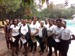 Tourism & Travel Academy students on their first practical learning experience.