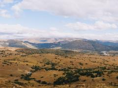 Sweeping views of the KZN landscape from Zulu Rock Lodge.