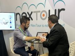Frederic Fronteddu, Co-Founder and CEO of Nextour talking through the new software.