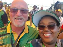 Predecessor and successor: Derek Hanekom and Mmamoloko ‘Nkhensani’ Kubayi-Ngubane.