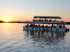 Uhambo on sunset cruise  in the Zambezi River.