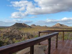 View from the deck at Abelana Safari Camp.