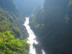 Part of the Batoka gorges on the Zambezi river