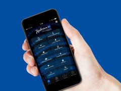 Features include a credit card scanner for a secure way to complete bookings and a push notification service to inform users about special offers.