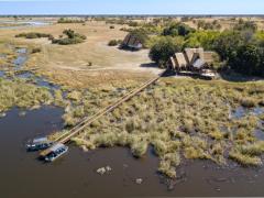 Arrival at the camp is by game drive followed by a boat trip into camp.