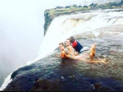 “You are literally swimming on the very edge of the Victoria Falls. The immensity of the waterfall is awe-inspiring when you are taking a dip. Clients can look over the edge, to the boiling pools below, and take a selfie that nobody would ever believe.”