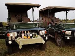 The new custom built 4v4 vehicles at Elewana Sand River Masai Mara and Elewana Kifaru House.
