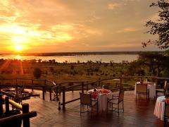 A view from the Ngoma Safari Lodge, Botswana.