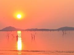 Sunset on Lake Kariba.