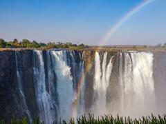 A photo of Victoria Falls taken late last month.