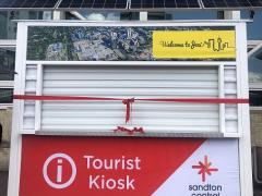 The Sandton Central Joburg Tourism Ambassador Kiosk.