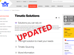Timatic updated with new advisory