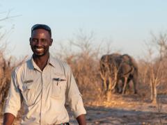 James Tsietsi, an African Bush Camps guide based in Linyanti Concession, Botswana