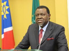 Namibian President Hage Geingob