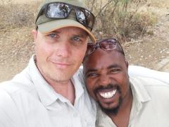 Henroux Jansen Van Rensburg (left), and Rufus Mashaole (right), both freelance tourist guides based in Mpumalanga