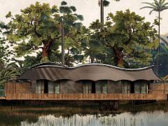 Xigera Safari Lodge suite illustration.