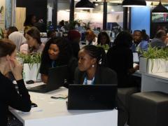 Gauteng stand at Meetings Africa 2022.